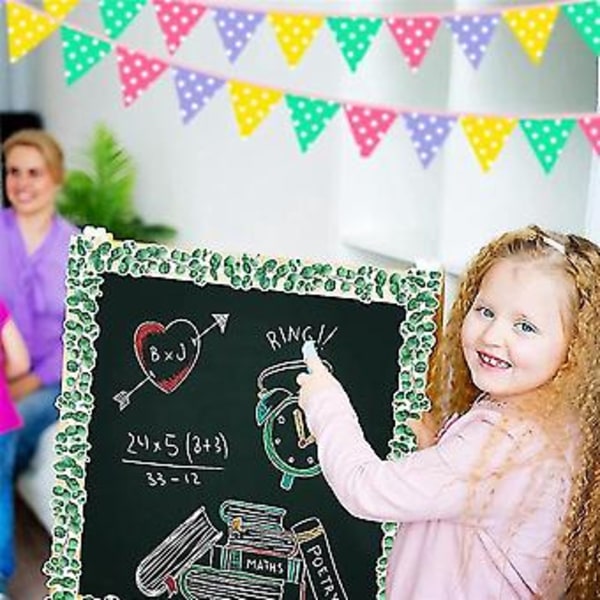 Stansad Kantlist Anslagstavla Väggdekor Grön