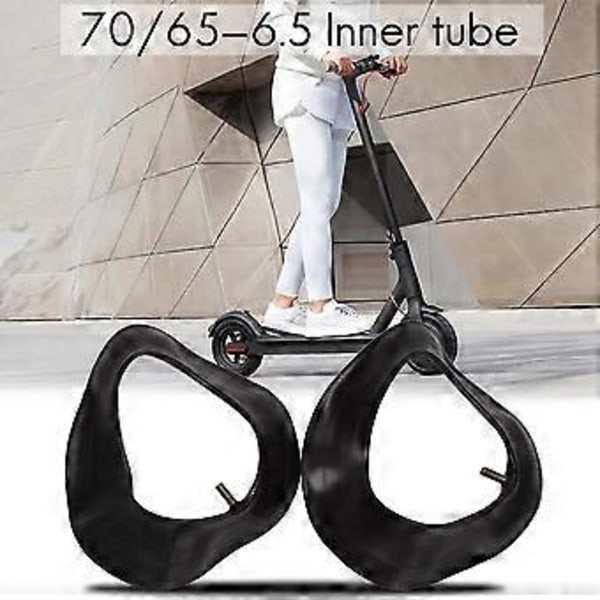 70/65-6.5 Innerslang/Däck för Mini Pro Elektriskt Däck, 2st Innerslang Rak Ventil