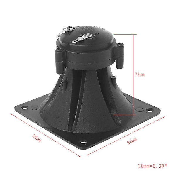 2-pack högpresterande hornljuddiskantsystem cirkulär piezoelektrisk diskant 85 mm