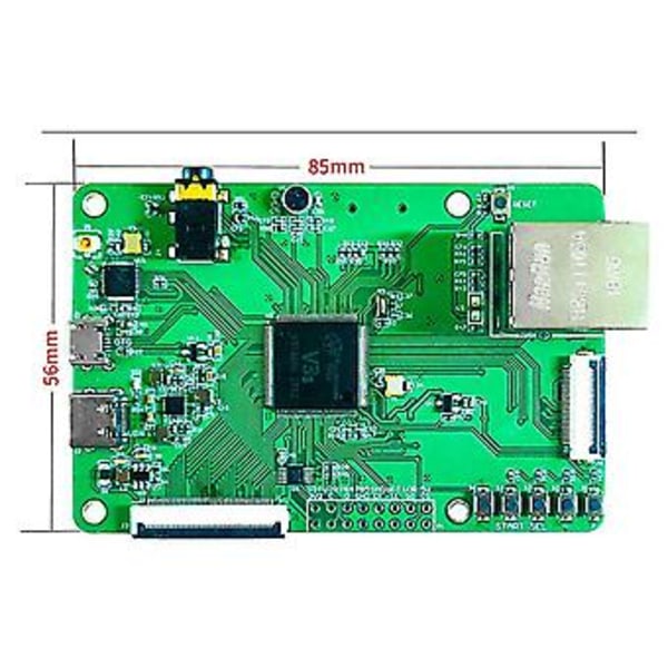 Cherry Pi Allwinner V3s Linux+qt Arm Cortex A7 Cpu Useita Liitäntöjä Avoimen Lähdekoodin Kehitys