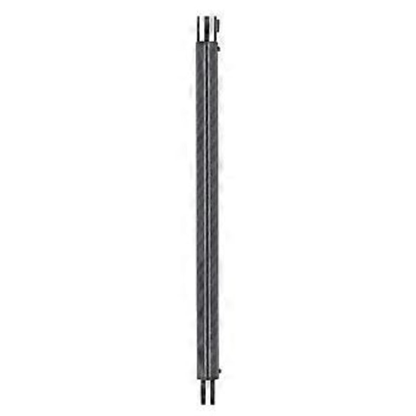 Action Kamera Hjelmforlængerarm Sort 257MM Kulfiber Aluminium Letvægts Hjelmforlængerstang til Insta360 X3 ONE RS GO 2 ONE X2 ONE R ONE X