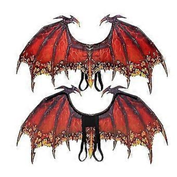 Halloween Cosplay -juhlatarvikkeet, kuitukangaspintaiset lohikäärmeen siivet, luovat esiintymissiivet aikuisille