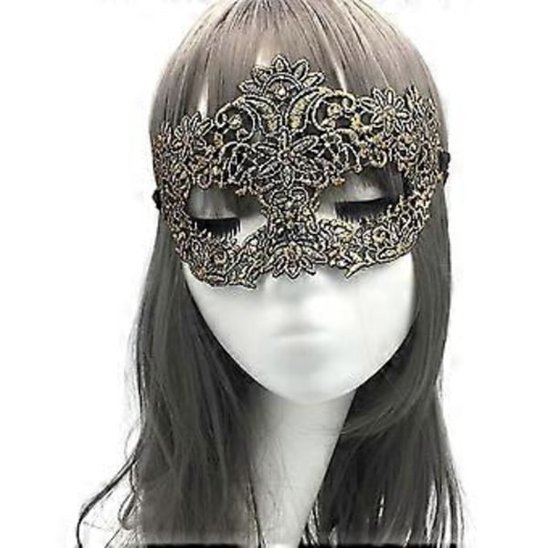 Pitsinen Mardi Gras Naamiaisnaamio Halloween Juhla Venetsialainen Naamio