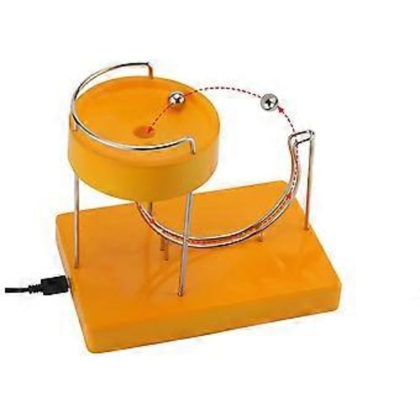 Kinetisk Kunst Evighedsmaskine Kinetisk Kunst Bevægelse Inertial Metal Automatisk Hoppende Bordlegetøj Gul