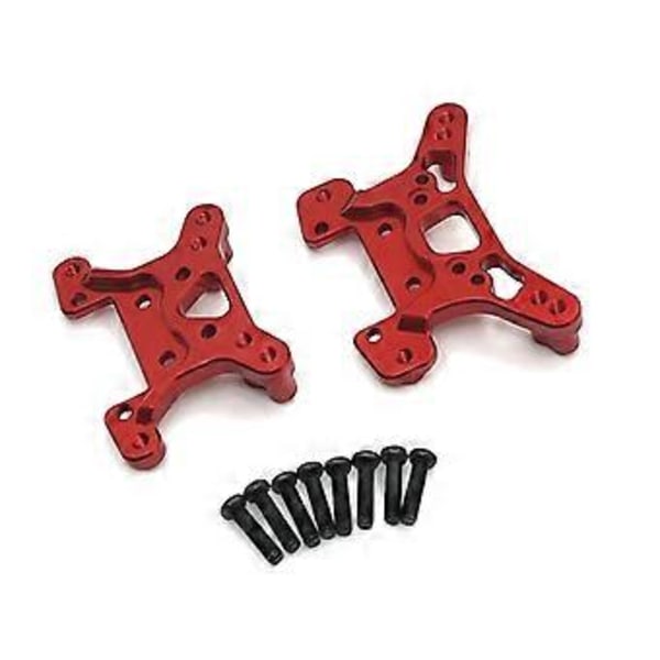 Fäste för främre och bakre fjädring, kit för 1/14 144016 144018 1/14 1/12 RC Bil Uppgraderingstillbehör Röd