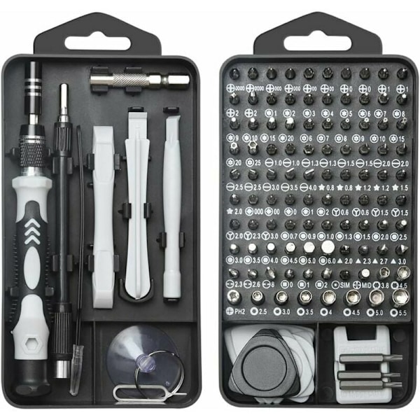 Precision bit Set, 122 IN 1 Mini Precision Screwdriver Set, Portable Repair Kit for Computer/Laptop/iPhone/Glasses,Mini Hand Repair Tools(01020117)