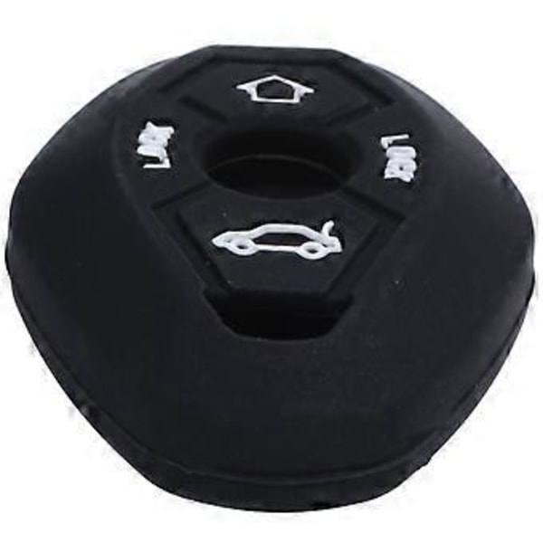 3-knapps Fjärrnyckel Fodral Silikonskydd För E46 E39 E63 E36 E81 X5 Z3 Z4, Svart