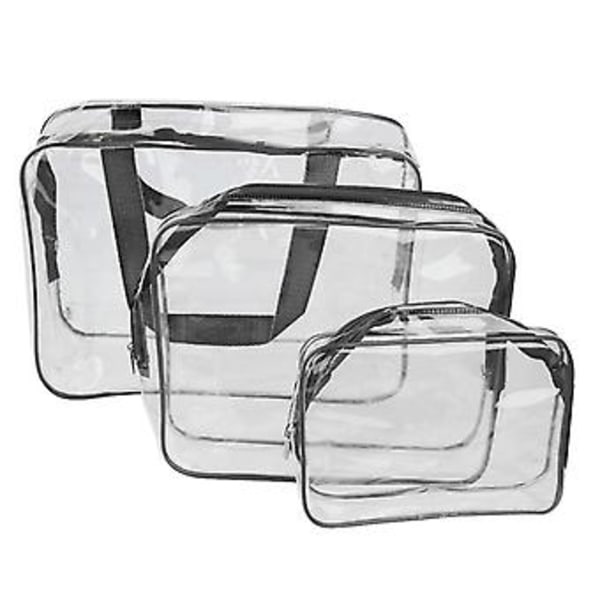 3-in-1 PVC Läpinäkyvät Functal-laukut