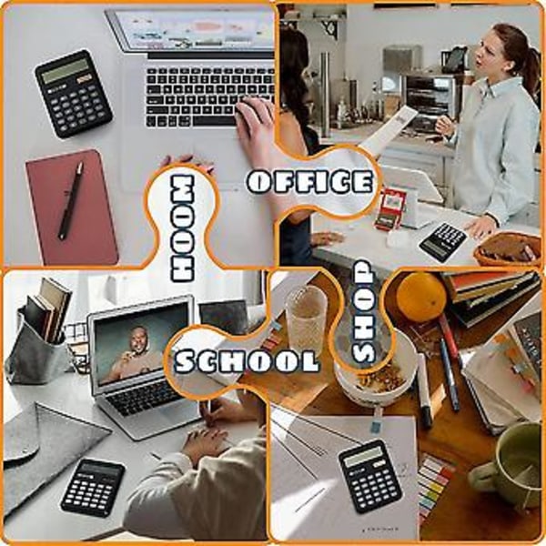 Håndskriftskalkulator med skrivetablet, 12 cifre Desktop Lomme Solar og Dual Calcula