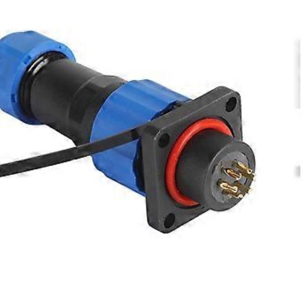 IP68 Vedenpitävä Pistokepesä Neliönmuotoinen Ilmailuvirtaliitin Teollinen Liitinadapteri SP166 Pin (250V 5A)