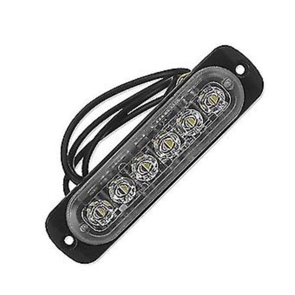 12v-24v 6led Vilkkuva Auto Ajoneuvon Varoitus Strobe