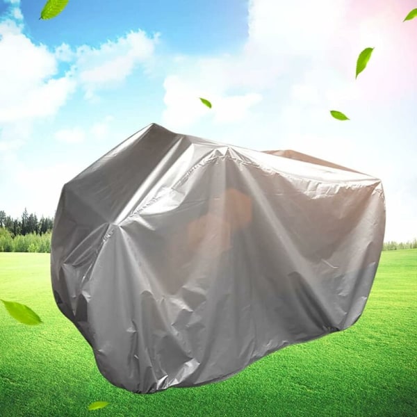 Skyddande överdrag ATV presenning, vattentät och dammtät andningsbar ATV bilöverdrag för fyrhjuling ATV skoter motorcykel, 256x110x120CM