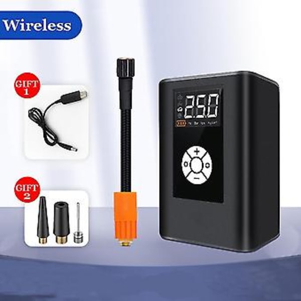 Ladattava rengaspumppu langallisella tyypillä Kannettava kompressori Digitaalinen auton rengaspumppu sopii C:lle