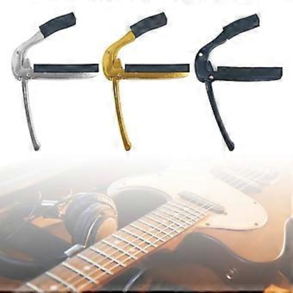 Gitarr Capo Zinklegering Capo Clamp Gitarrtillbehör Capotraste Guitarra