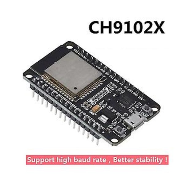 6 st Esp32 Utvecklingskort Ch9102x Wifi+bt Ultralåg Effekt Dubbelkärnig Esp-32 Esp-32s