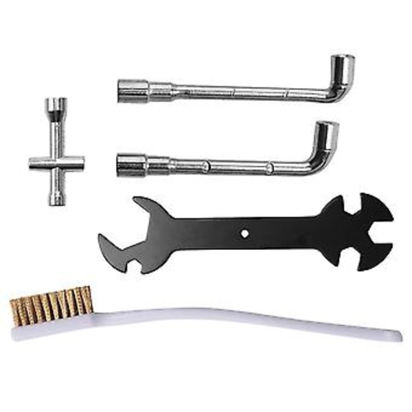 5 kpl 3D-tulostimen S-avain + minihylsy + suutinhaja + 6 mm 7 mm L-avain 3 työkalulle