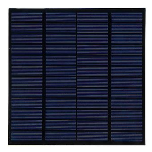 Solpanel, 3W 12V Polykrystallinsk Silicium Solpanelmodul Solpanelsystem Forbedret Holdbarhed
