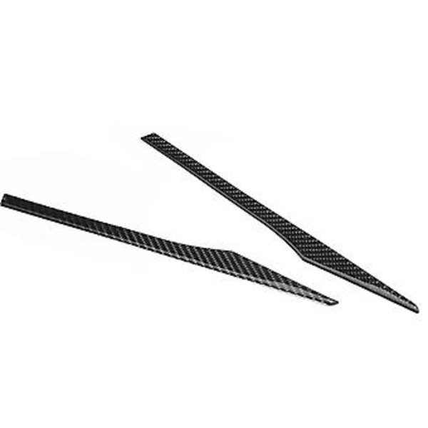 2 st Bakre Triangel Fönster Skydd Bil Mjuk Kolfiber Trim Dekal Passar Honda Civic 2016-2019