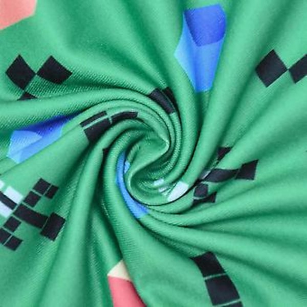 Minecraft Pyjamas Barn Pyjamas Set Långärmad Topp Byxor Sovkläder Grön