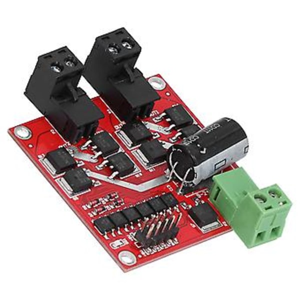 DC Motor Drivmodul Plast 2-Kanal PWM Högeffekts Elektronisk Komponent 160W
