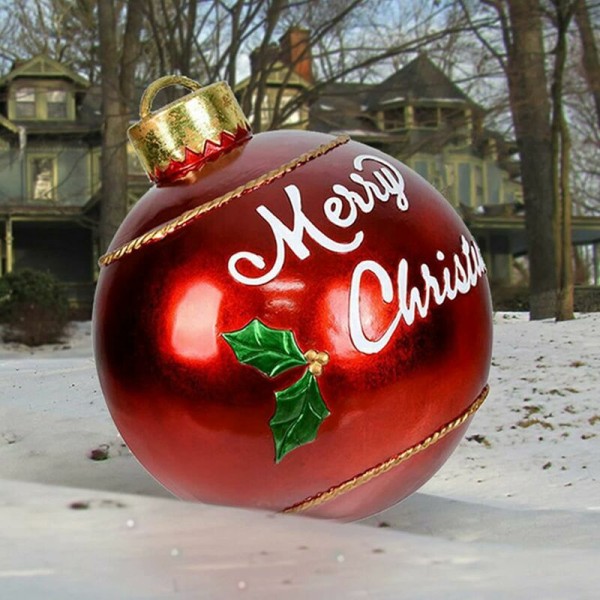 Giant Inflatable Christmas Ball Outdoor Christmas PVC Inflatable Decorated Ball Christmas Tree Decorations for Home or Outdoor