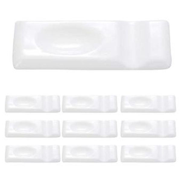 10 Nya Chopstick Rest Keramiska Dekorativa Ställ för Ätpinnar Sked Gaffel Bestick Tillbehör O