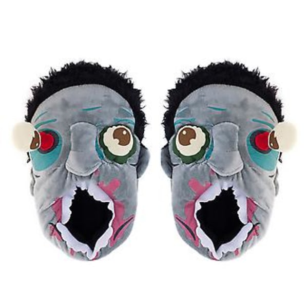 Halloween Skridsikre Hjemmesko Halloween Skøre Zombie Hoved Varme Hjemmesko