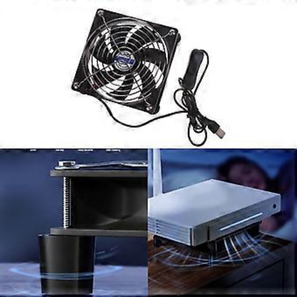 80mm/120mm/240mm USB Kjølevifte med Bryter for DIY Datamaskin Kabinett