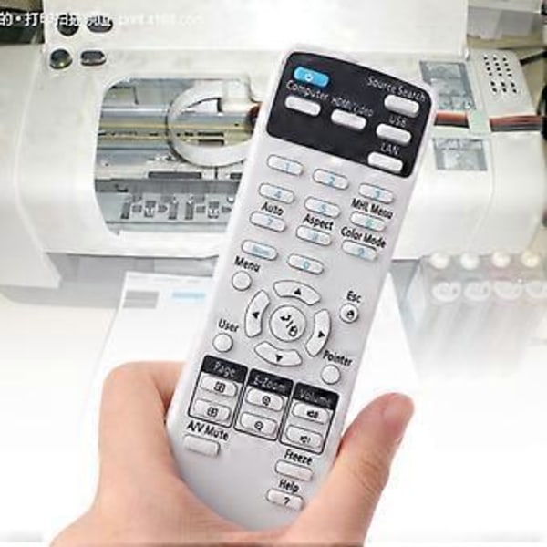 1599176 Erstatningsfjernkontroll for Projektor for Epson EX3220 EX5220 EX5230 EX6220 EX7220 725HD 730HD Kontroller