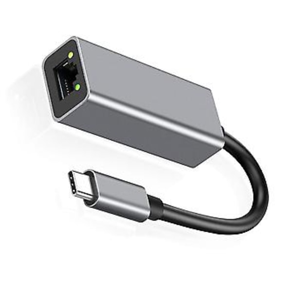Type-c - Rj45-portti 1000mbps Usb C Ethernet -sovitin Usb-c - Rj45 Lan -sovitin Type C -verkkokortti U