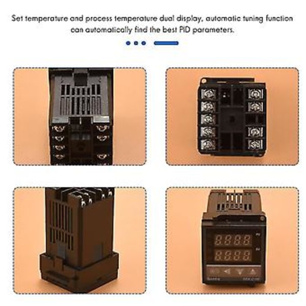 Multi-inngangs Digital Temperaturkontroller Rex-c100 Profesjonell Alarm 0-1300 For Elektrisk Kraft