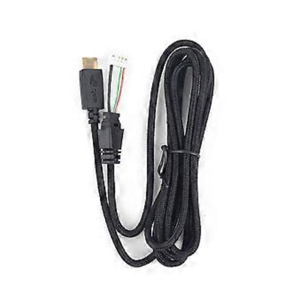 Hodetelefonkabel DIY Erstatningsledning for ROG for Delta USB-C Gaming Headset, Svart
