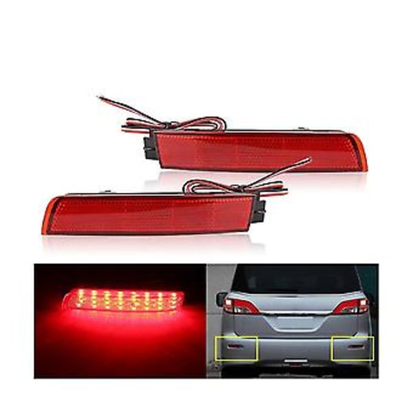 Bil Kofanger LED Bremselys Reflektor Transparent S Til Juke// Fx35 Fx37 Fx50