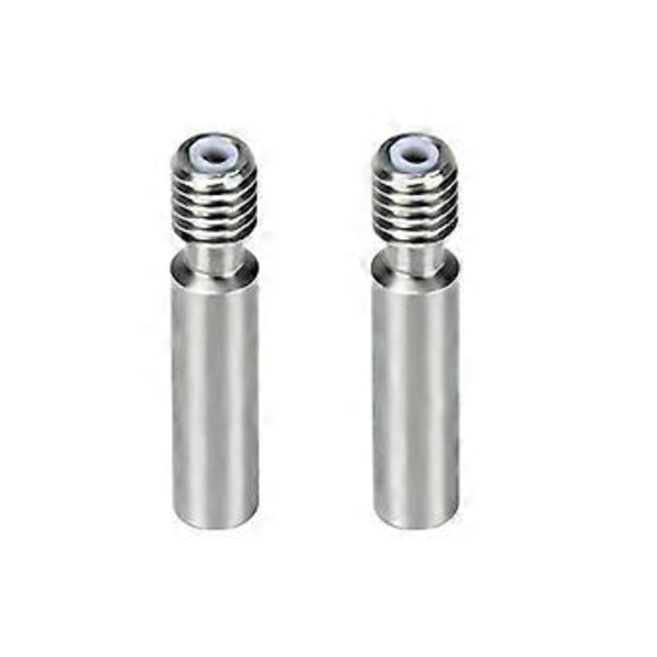 3D-skrivare för Titan MK8 1.75mm V6 Värmeavbrott Helt Metall Termisk Cylinder Matarrör V6 Värmeavbrott Hals