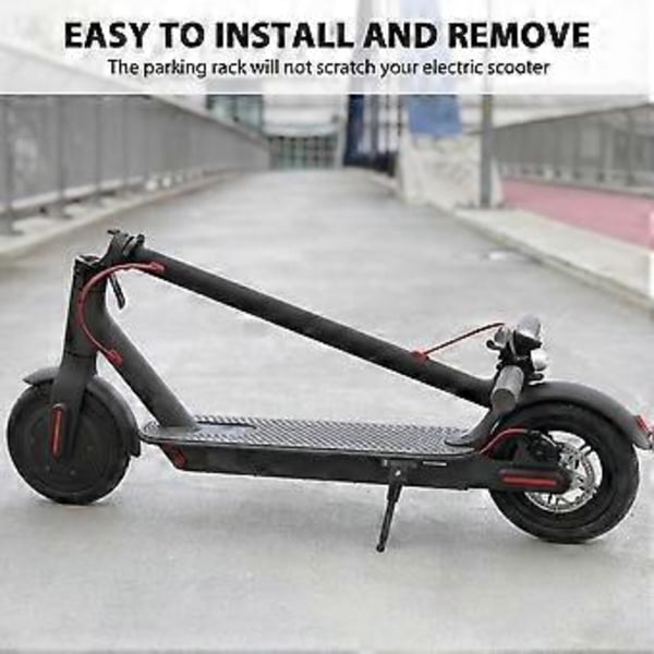 Parkeringsstöd Kickstand för M365 Elektrisk Scooter Skateboard Tillbehör Tripod SVART