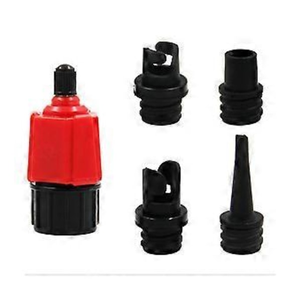 Manner SUP Paddel Luftmunstycke Luftventil Gummibåt Kanot Omvandlare Bilpump Adapter Multi Connector