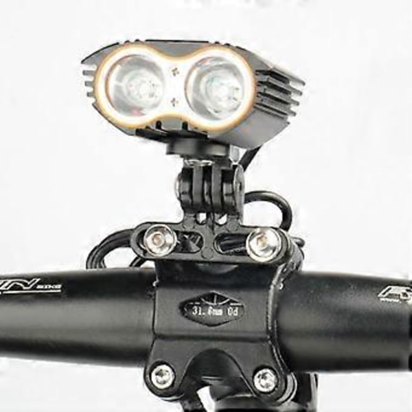 Cykellampfäste Adapter för Styrstam Montering Cykling Framlampa LED Lamphållare Fäste Kamera Typ Kontakt