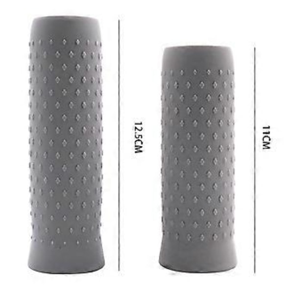 Sort 3 par G30 Max Grips Lange og korte silikone grips Sort Grå silikone grips
