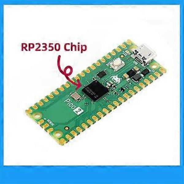 För Pico 2-CC Utvecklingskort RP2350 Mikrokontroller ARM -M33 Hazard3 RISC-V Lödstift Header