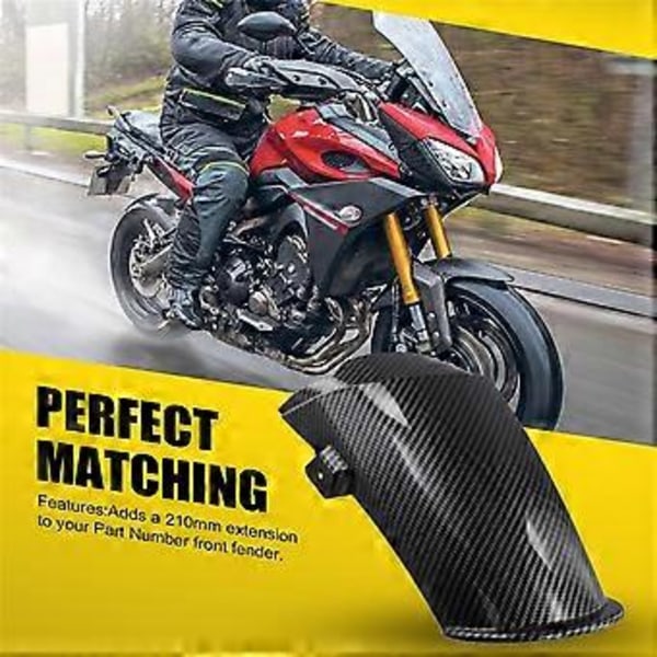 Motorsykkel Frontkåpe Tilbehør Mudguard Sprutbeskyttelse Forlengelse for Tracer 900 GT MT09 MT-09 MT 09 SP