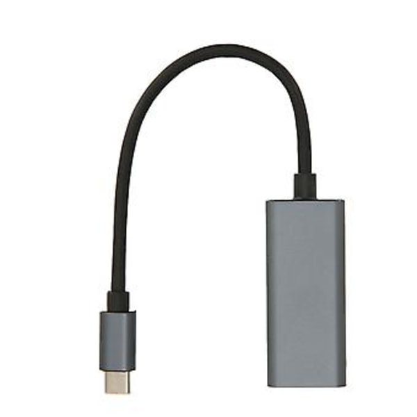 USB C - RJ45 Ethernet -sovitin 1 Gbps vakaa yhteys, ei vaadi ohjainta, kompakti ja kannettava Ethernet-sovitin kotitoimistoon