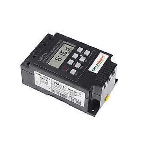 Digitaalinen elektroninen ajastinkytkin 220V 30A DIN-kiskoon asennettava 17 asetusta 7 päivän viikoittain ohjelmoitava releohjain