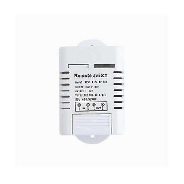 30a Høj Effekt Ewelink Wifi Relæ Switch Modtager Ac85-260v Gadgets Trådløs Lyskontakt App Kontrol