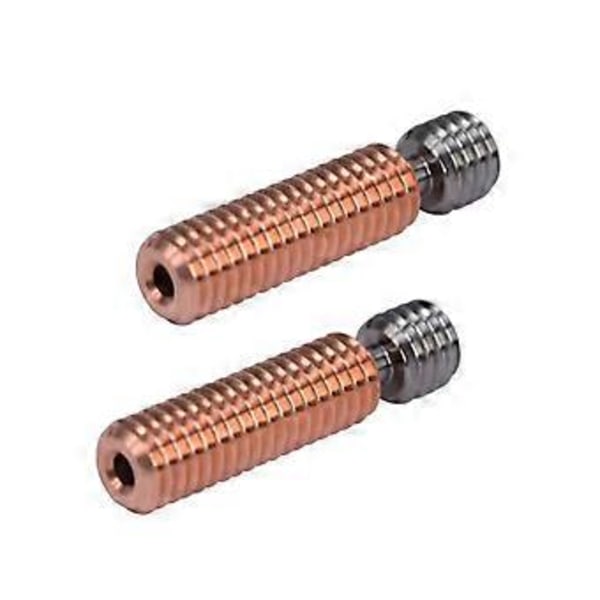 3D-skrivare Bi-metall Värmebrytare Titanlegering + Kopparlegering Halsrör för 1,75 mm 3D-skrivare Extruder Hotend Värmebrytare