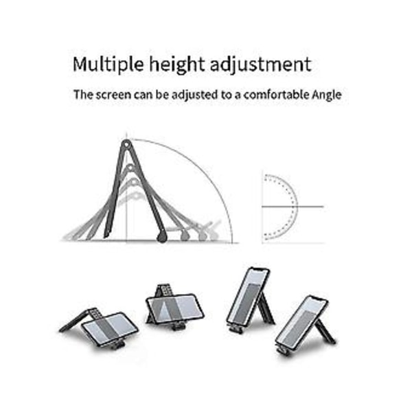 Laptopstativ D För Skrivbord, Justerbart Ergonomiskt Portabelt Laptopstativ H, 3-i-1 Portabelt Förvaringsstativ D S