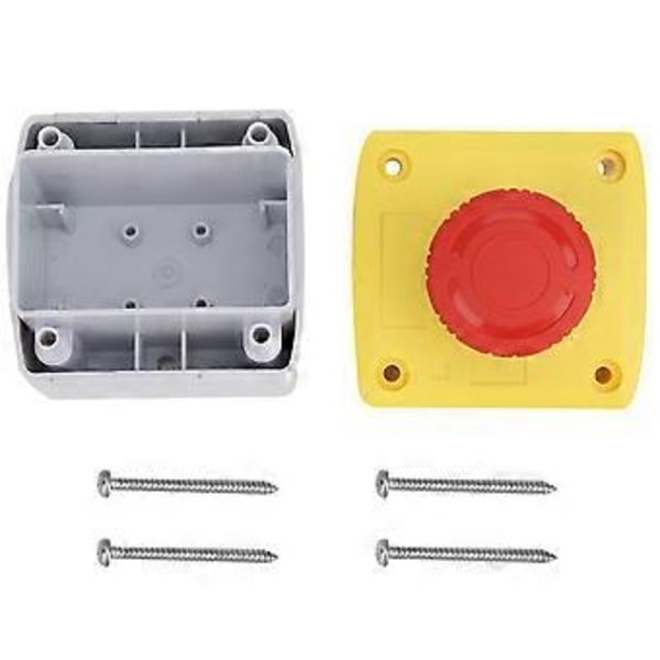 Nödstoppsknapp 98mm Hög Svampformad Stoppknapp 380V 5A Krets IP65 Tryck för att Släppa