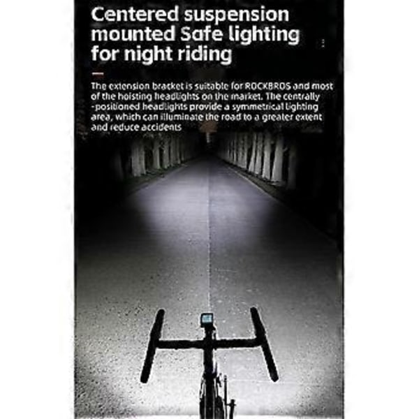 Cykeldator Teleskopisk Förlängningsfäste GPS Cykelfäste Datorstöd Cykeltillbehör