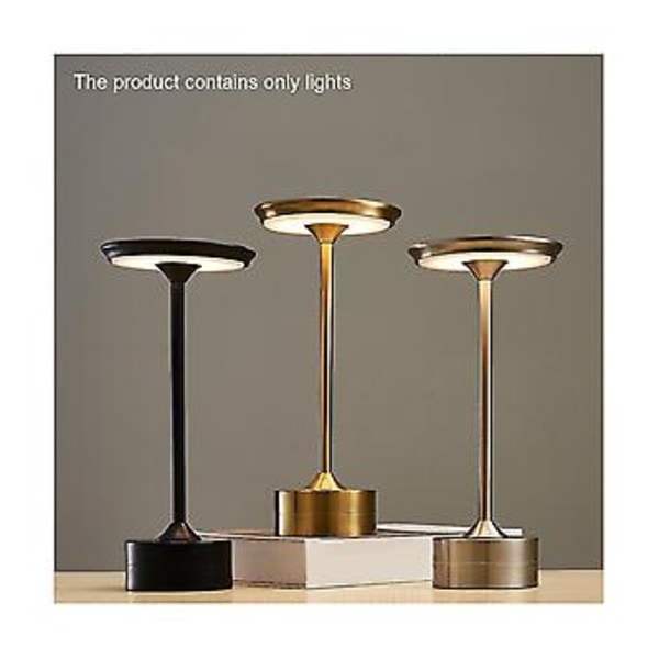 Portabel Rative LED Bordslampa Portabel Ing Sovrum Uppladdningsbar Hotell Bar Matplats A