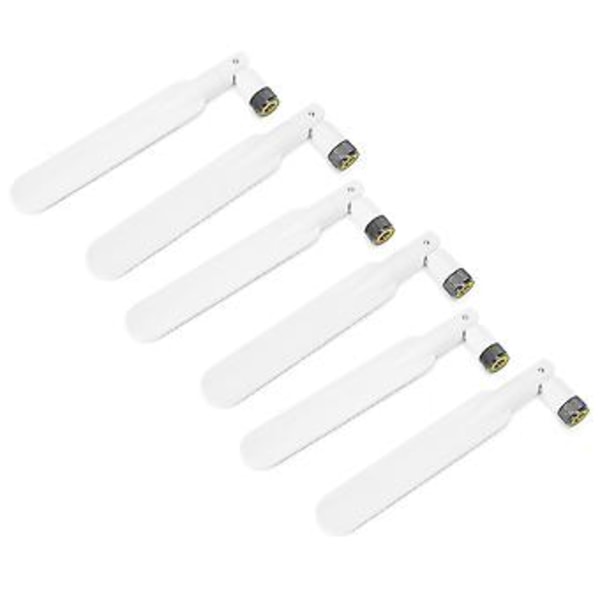 6st WiFi Antenn 2.4G/5G Dual Band 5DBI 700‑2700Mhz RP‑SMA Trådlös Nätverksrouter