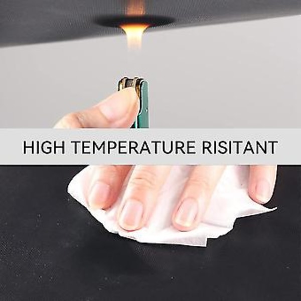 2 stk. 63,5 cm Komfyrdeksler for Spalter, Klippbare Komfyrdeksler, Non-stick PTFE Vaskbare Komfyrbeskyttere